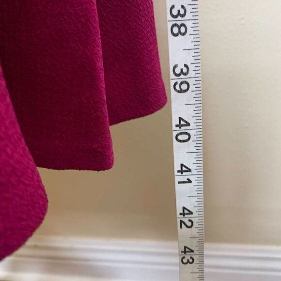Eliza J Crepe Fit & Flare Swing Midi Dress Plus Size 14W Fuchsia Pink $168 - Picture 7 of 12